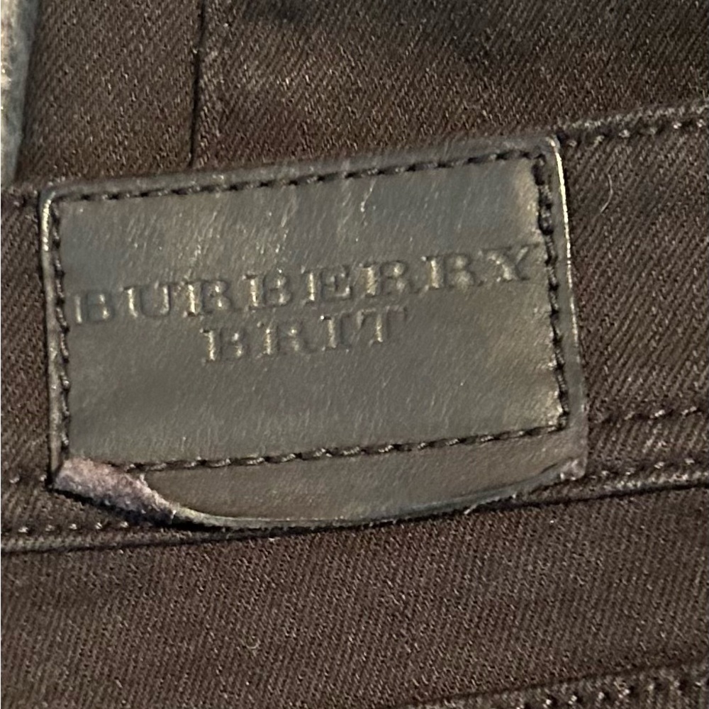 🎉 Host Pick 🎉 Burberry Brit Black Skinny Low Rise Distressed Hem Jeans - Picture 7 of 10